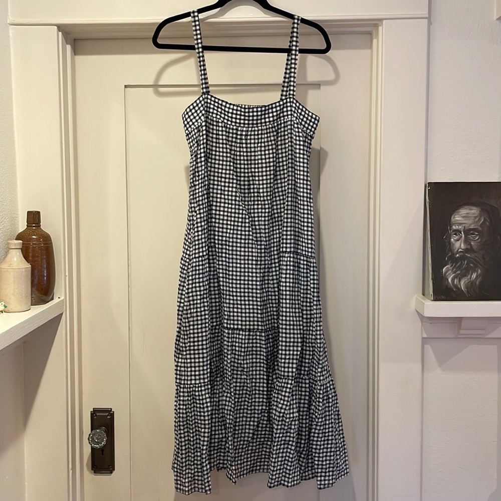 Jenni Kayne Gingham Maxi/Midi Dress